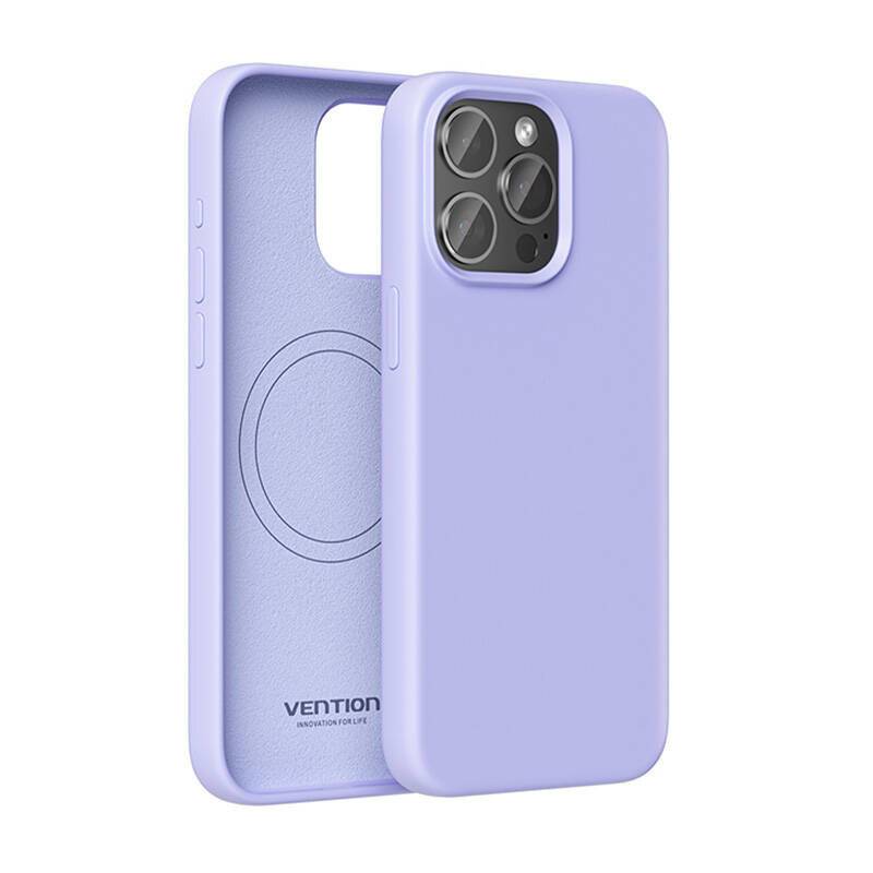 Vention KUFV0-30 Silikonhülle für iPhone 15 Pro (lila)