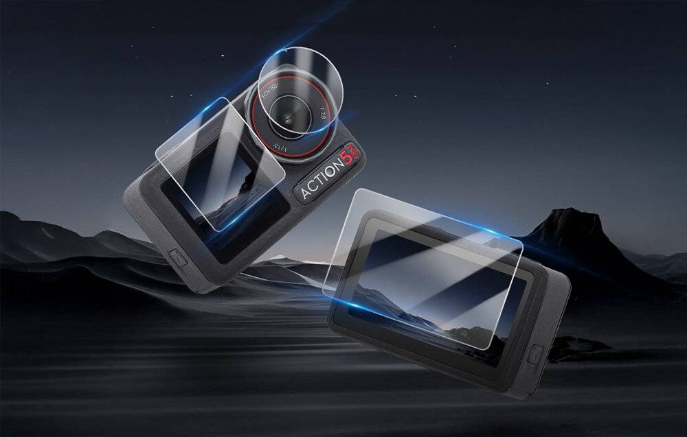 Sunnylife gehärtetes Glas für DJI Action 5 Pro