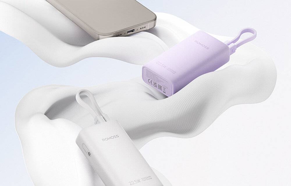 Powerbank Romoss PHA10 10000mAh 22.5W (lila)