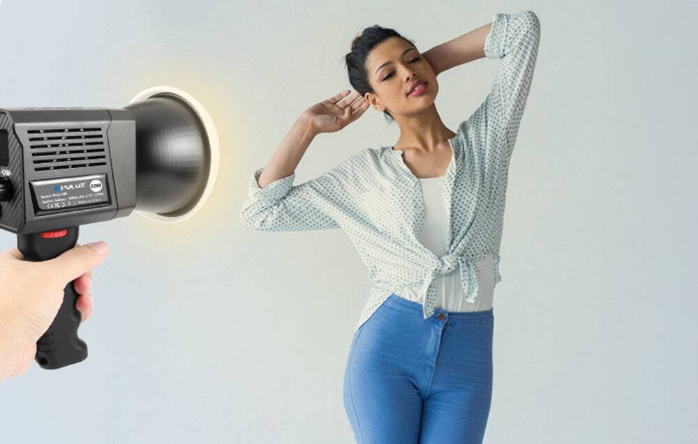 PULUZ PU4119B 60W 2500K-6500K (Schwarz) Studiolampe.