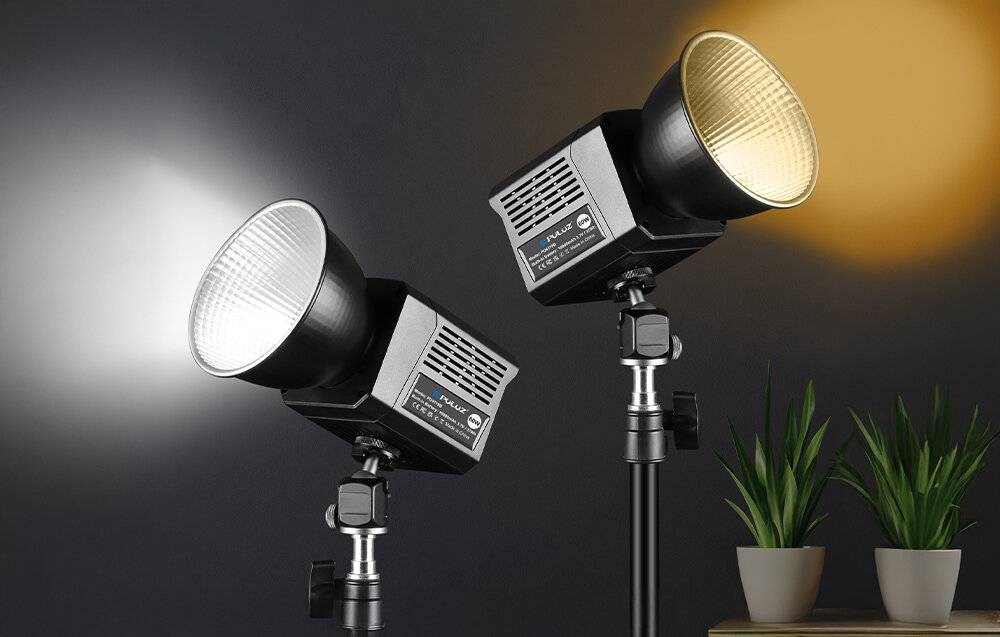 PULUZ PU4119B 60W 2500K-6500K (Schwarz) Studiolampe.