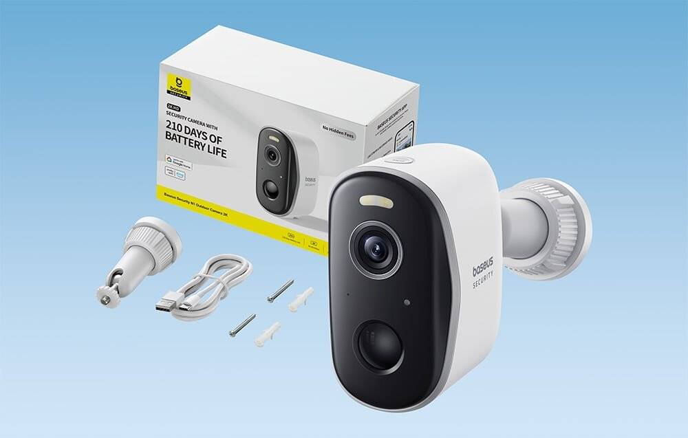 Baseus N1 Außenkamera (Weiß)