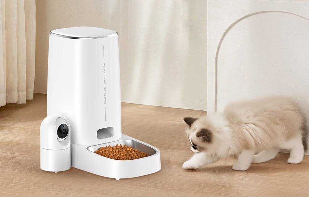 Rojeco RWSQ-10 4L Smart Food Dispenser mit Kamera