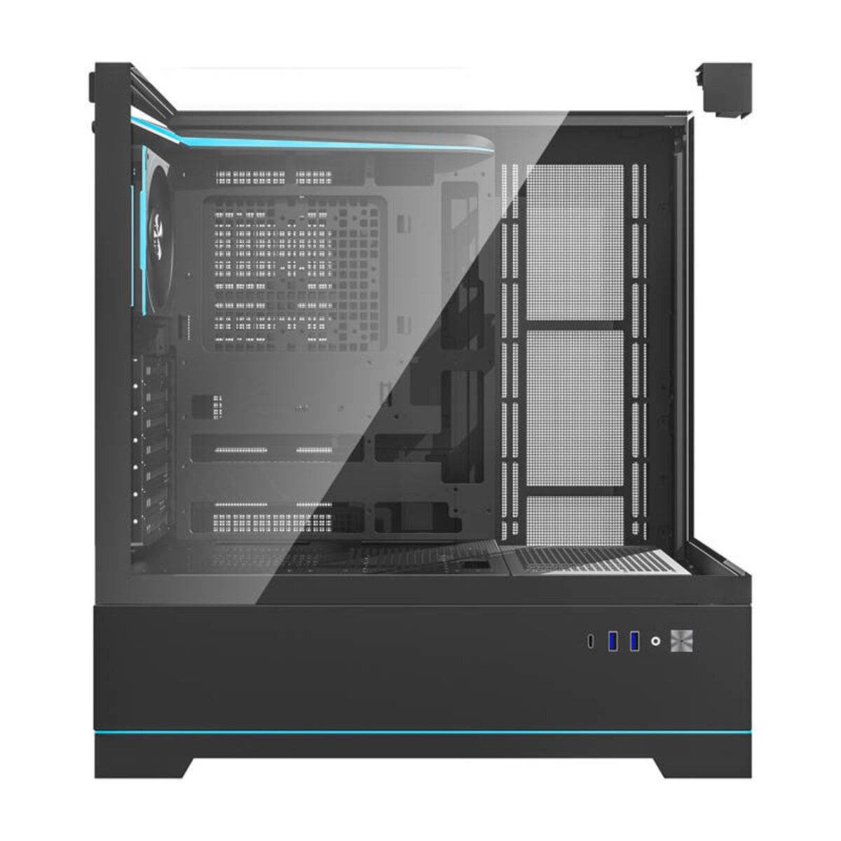 Darkflash DY450 PRO Big Tower PC-Gehäuse Schwarz mit ARGB & Lüftersteuerung