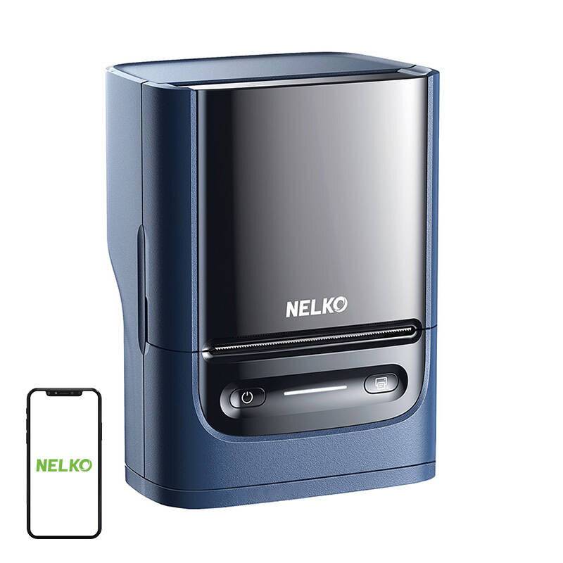 Nelko PM220 Thermo-Etikettendrucker (blau)