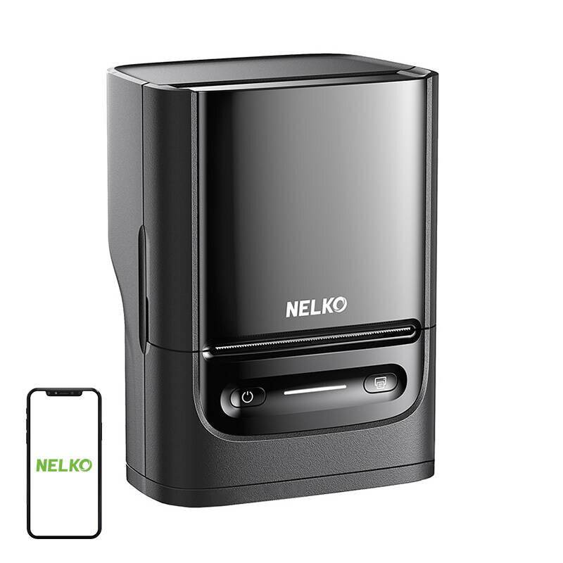 Nelko PM220 Thermo-Etikettendrucker (schwarz)