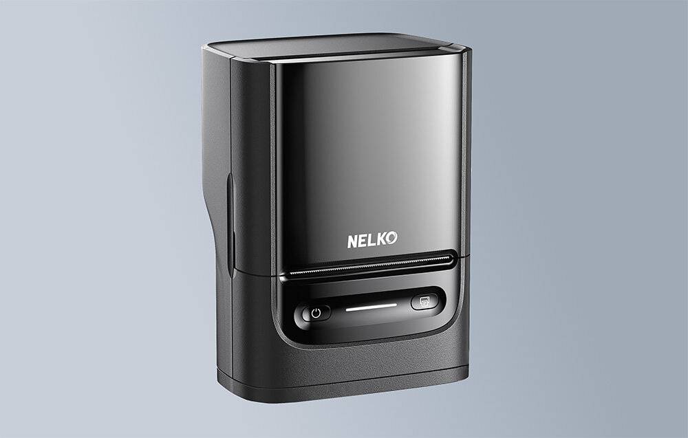 Nelko PM220 Thermo-Etikettendrucker (schwarz)