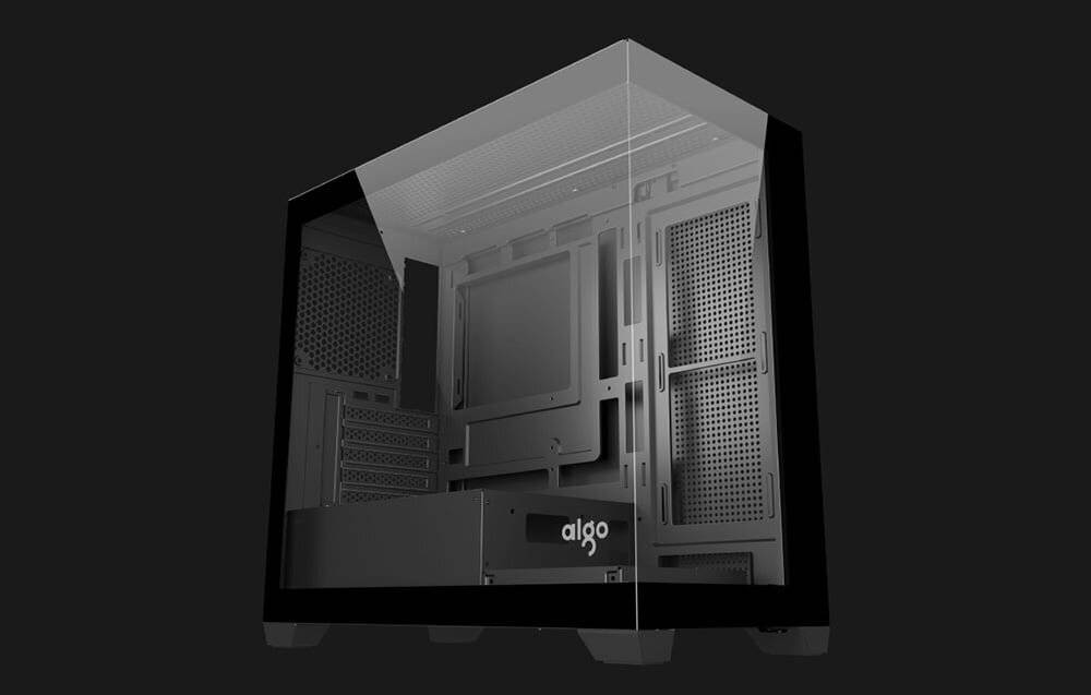 Darkflash C218M Computergehäuse + 6 ARGB-Lüfter (schwarz)