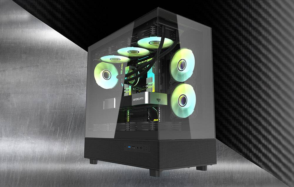 Darkflash DPX90 Computergehäuse (schwarz)