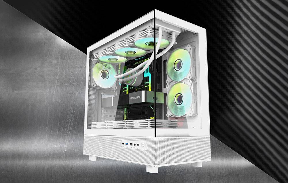 Darkflash DPX90 Computergehäuse (weiß)