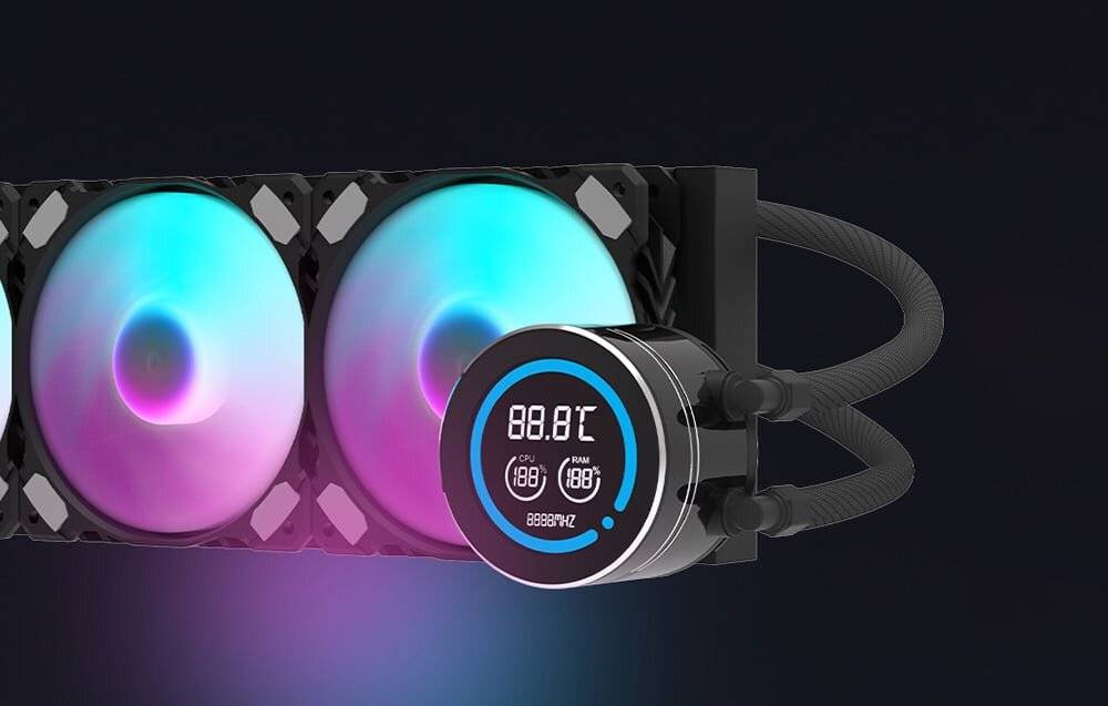 Darkflash Computer Radiator DN-D360 SCHWARZ