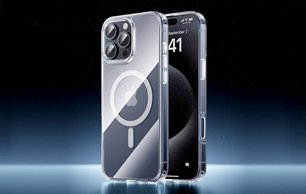 Vention KUGT0-20 Tasche für iPhone 16 Plus MagSafe (Transparent)