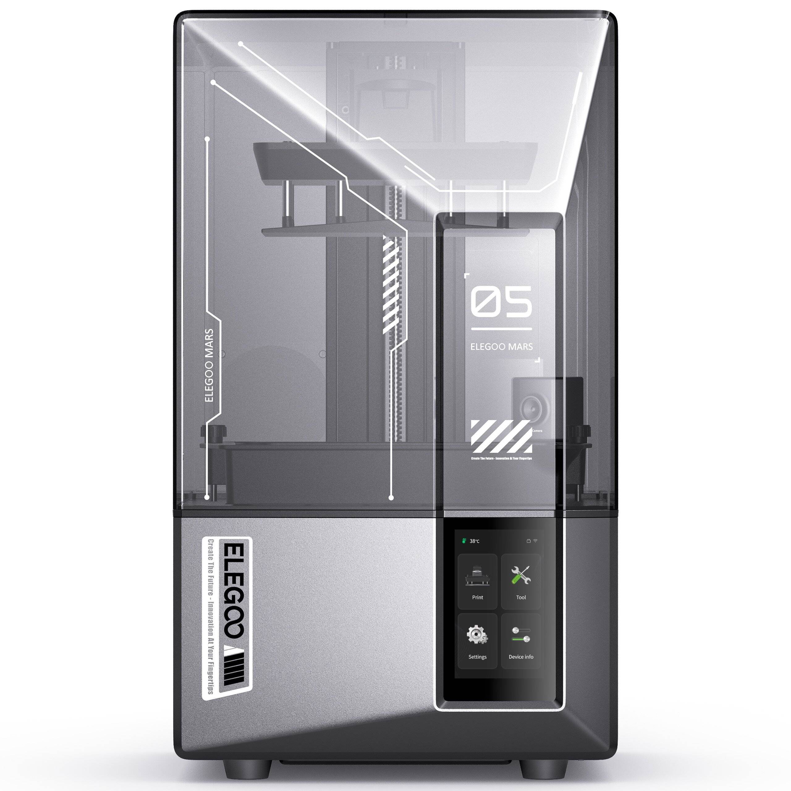 ELEGOO Mars 5 Ultra 3D-Drucker, 9K Mono LCD, 150mm/h, Tilt-Release, Auto-Nivellierung