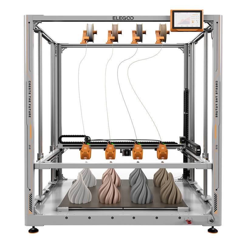 ELEGOO OrangeStorm Giga FDM 3D-Drucker, 800x800x1000mm Bauraum, bis 300 mm/s