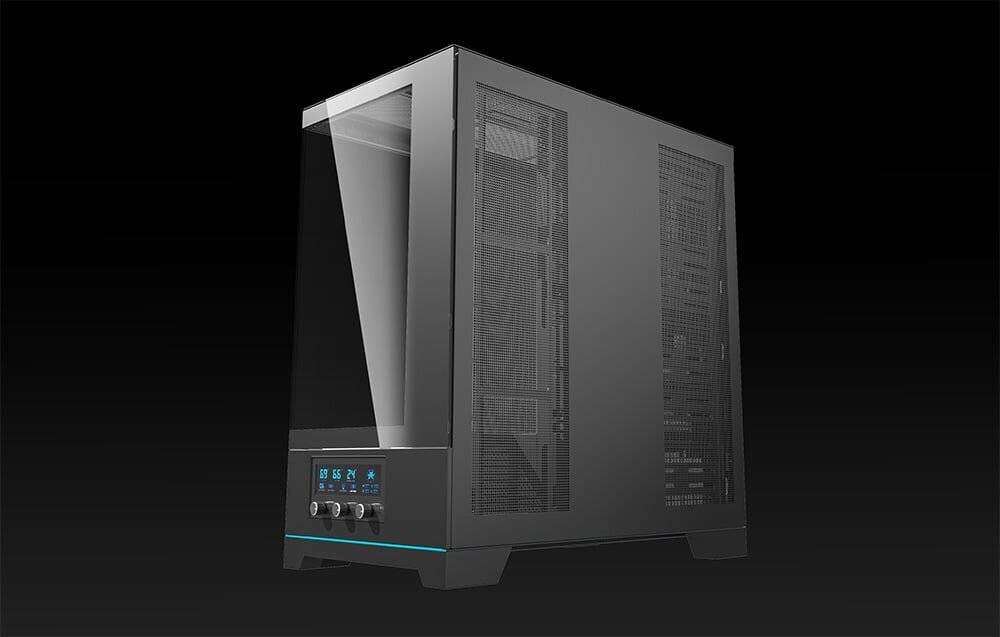 Darkflash DY451 Computergehäuse ohne Lüfter (schwarz)