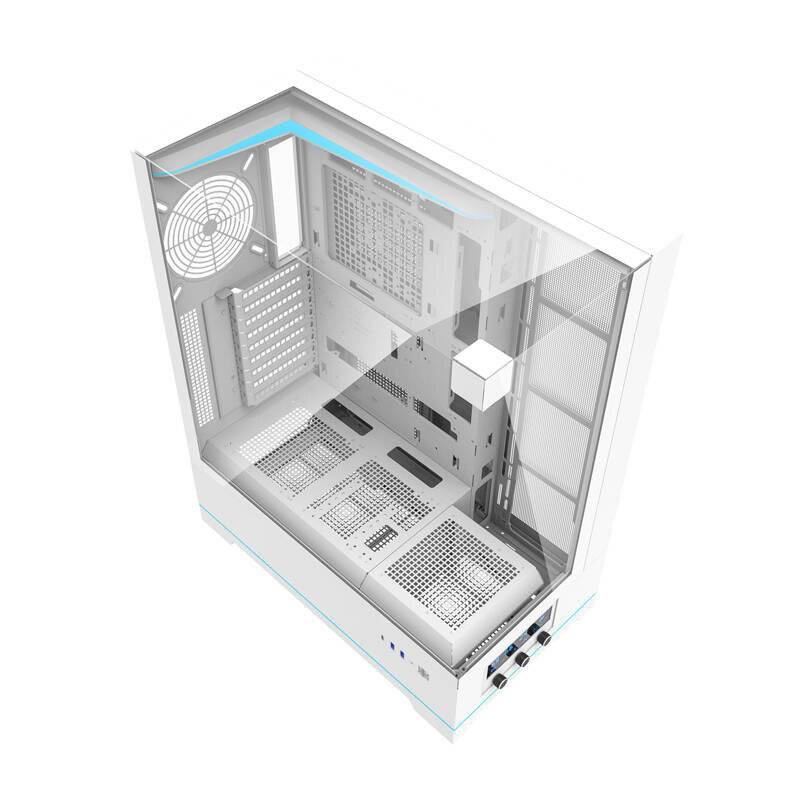 Darkflash DY450L Computergehäuse ohne Lüfter (weiß)