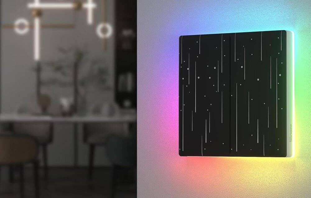 Dekorative Abdeckung / Kappe für T5 SONOFF Star 2C Touch-Schalter