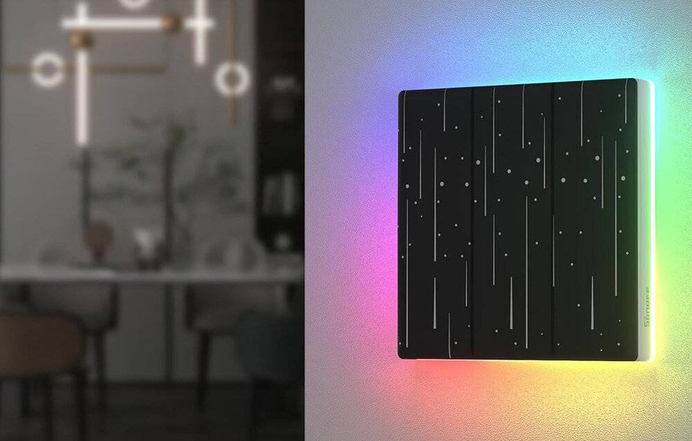 Dekorative Abdeckung / Kappe für T5 SONOFF Star 3C Touch-Schalter