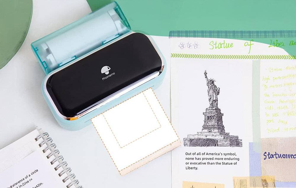 Phomemo M03 tragbarer Etikettendrucker (grün)