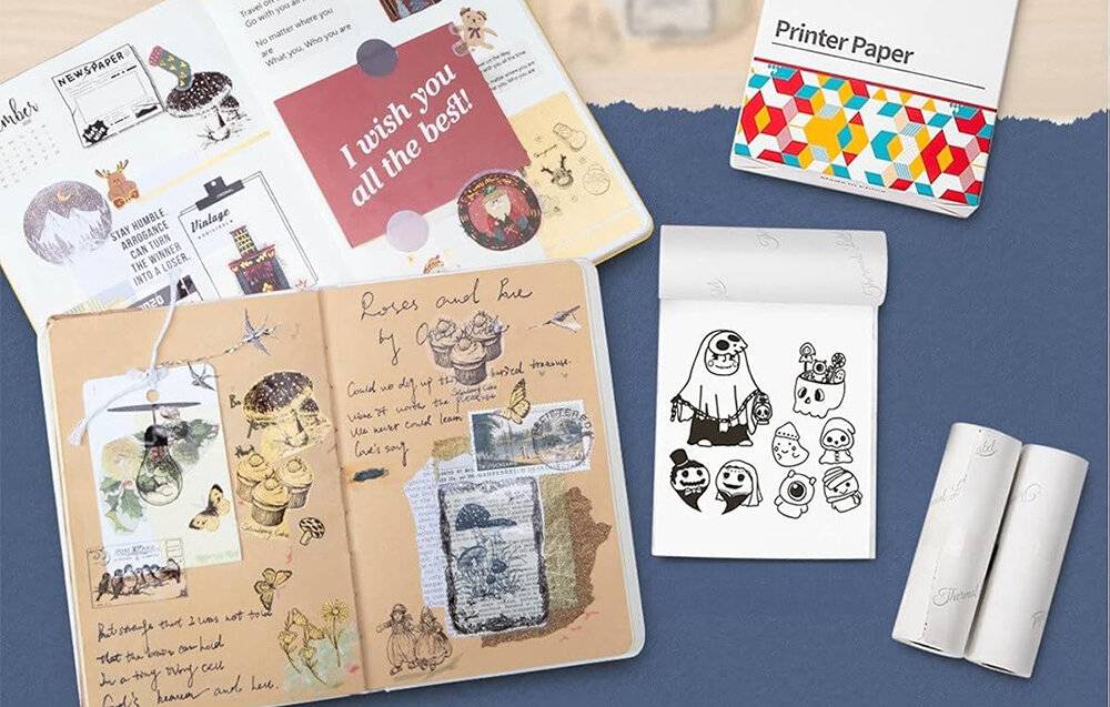 Phomemo M03 tragbarer Etikettendrucker (grün)