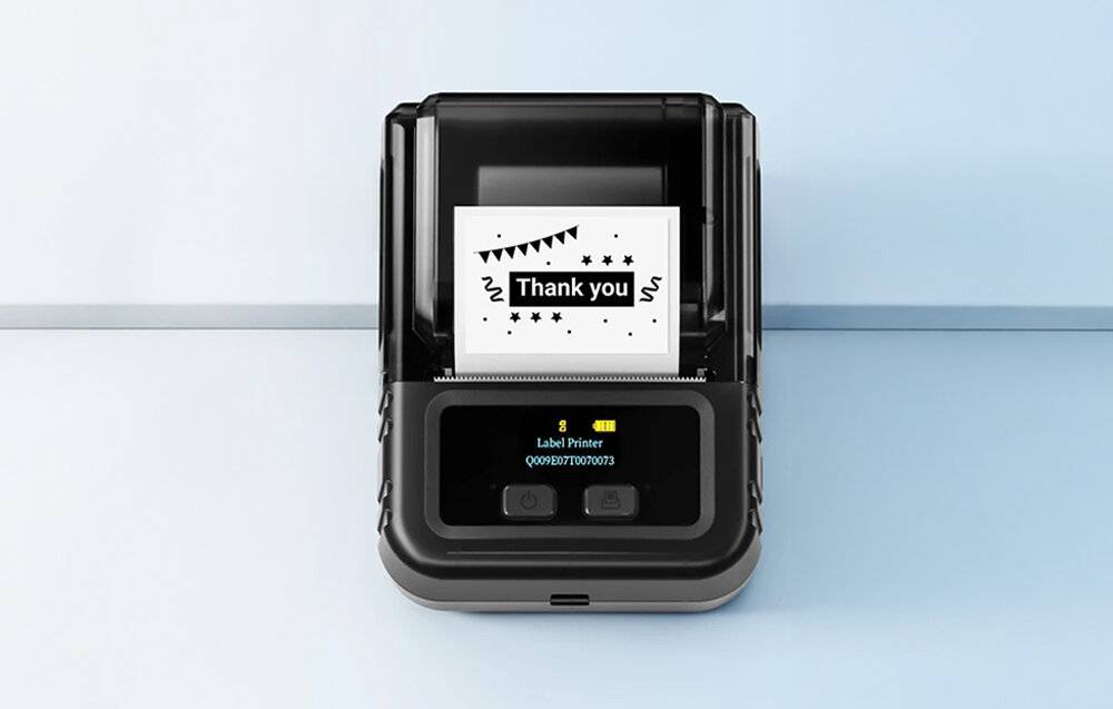 Phomemo M120 tragbarer Etikettendrucker (schwarz)