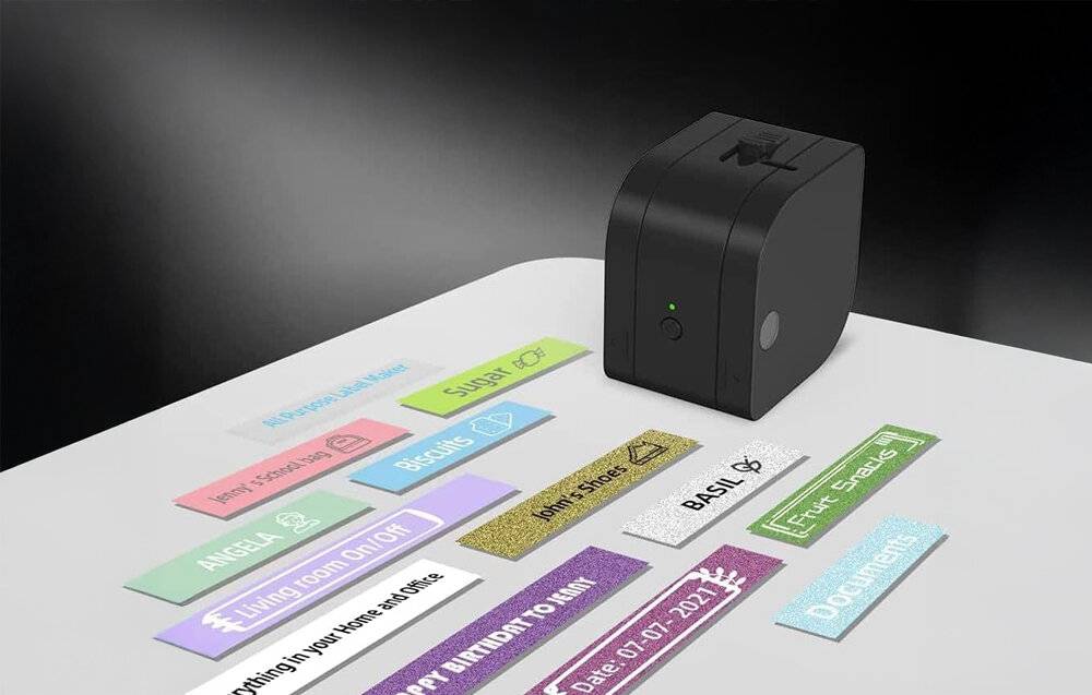 Phomemo P12 tragbarer Etikettendrucker (schwarz)