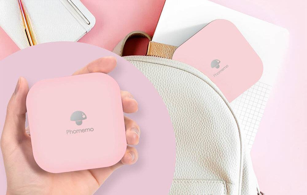 Phomemo Q30 Tragbarer Etikettendrucker (rosa)