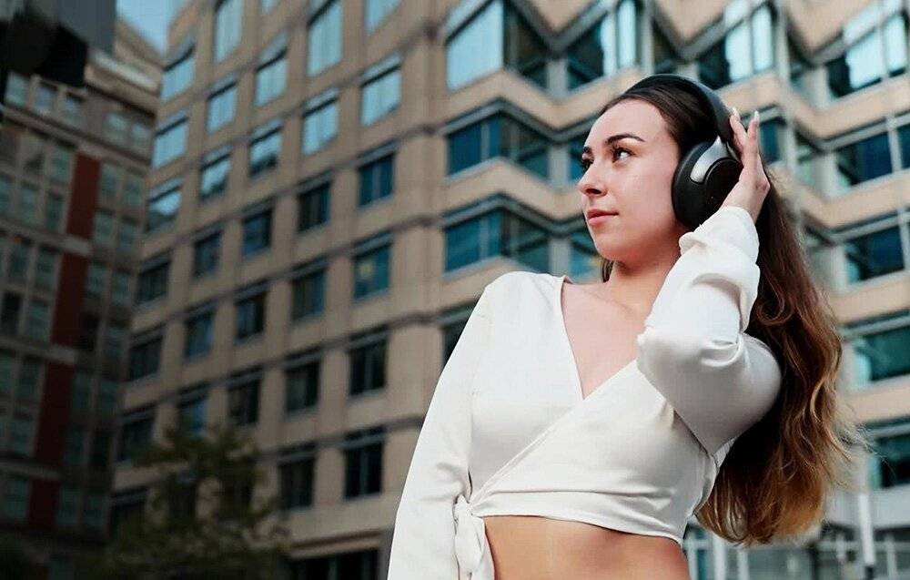 QCY H3 pro ANC-Kopfhörer (schwarz)