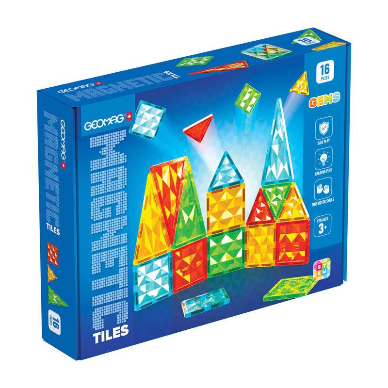 Geomag Gems 16 magnetische Fliesen
