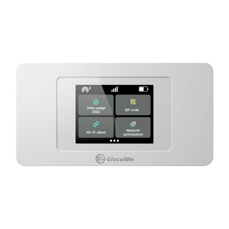 GlocalMe Duoturbo Cloud SIM Tragbarer Wi-Fi 4G/LTE Router