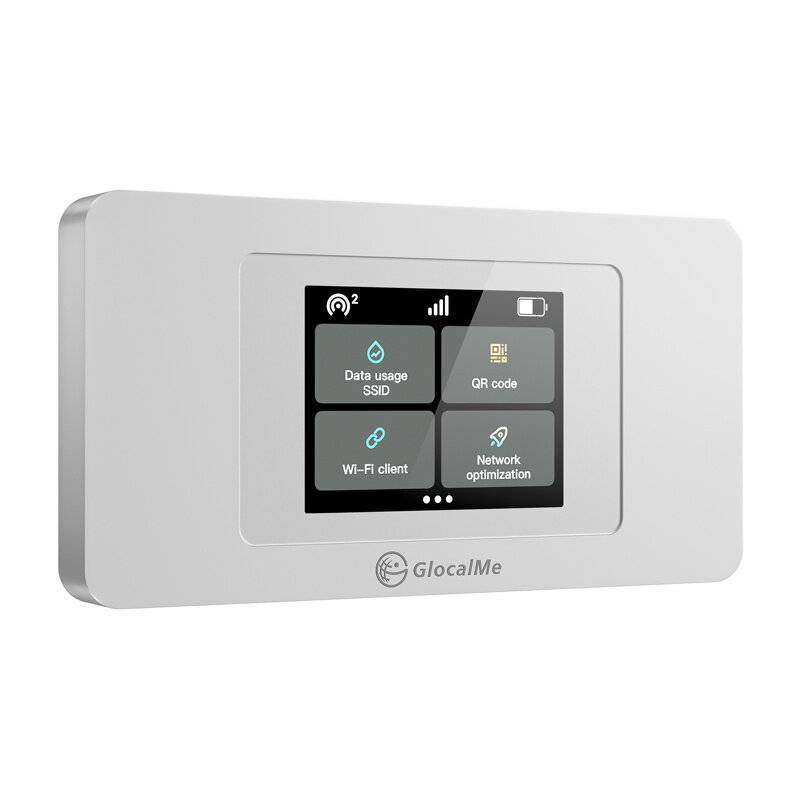 GlocalMe Duoturbo Cloud SIM Tragbarer Wi-Fi 4G/LTE Router