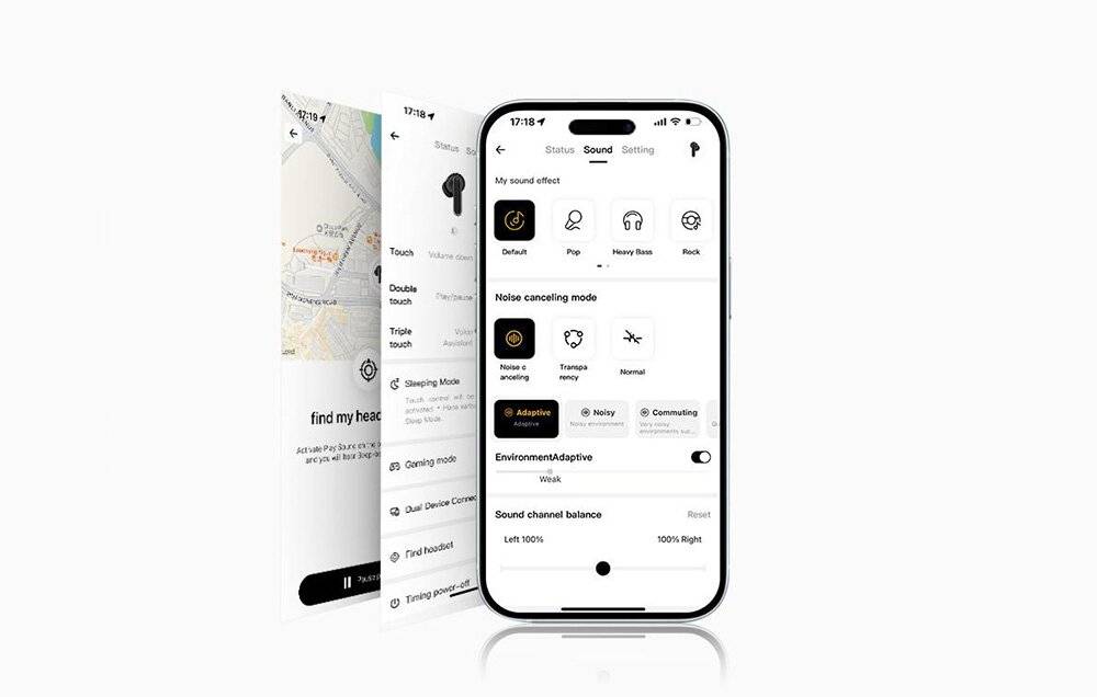 TWS QCY MeloBuds HT12 Kopfhörer (schwarz)