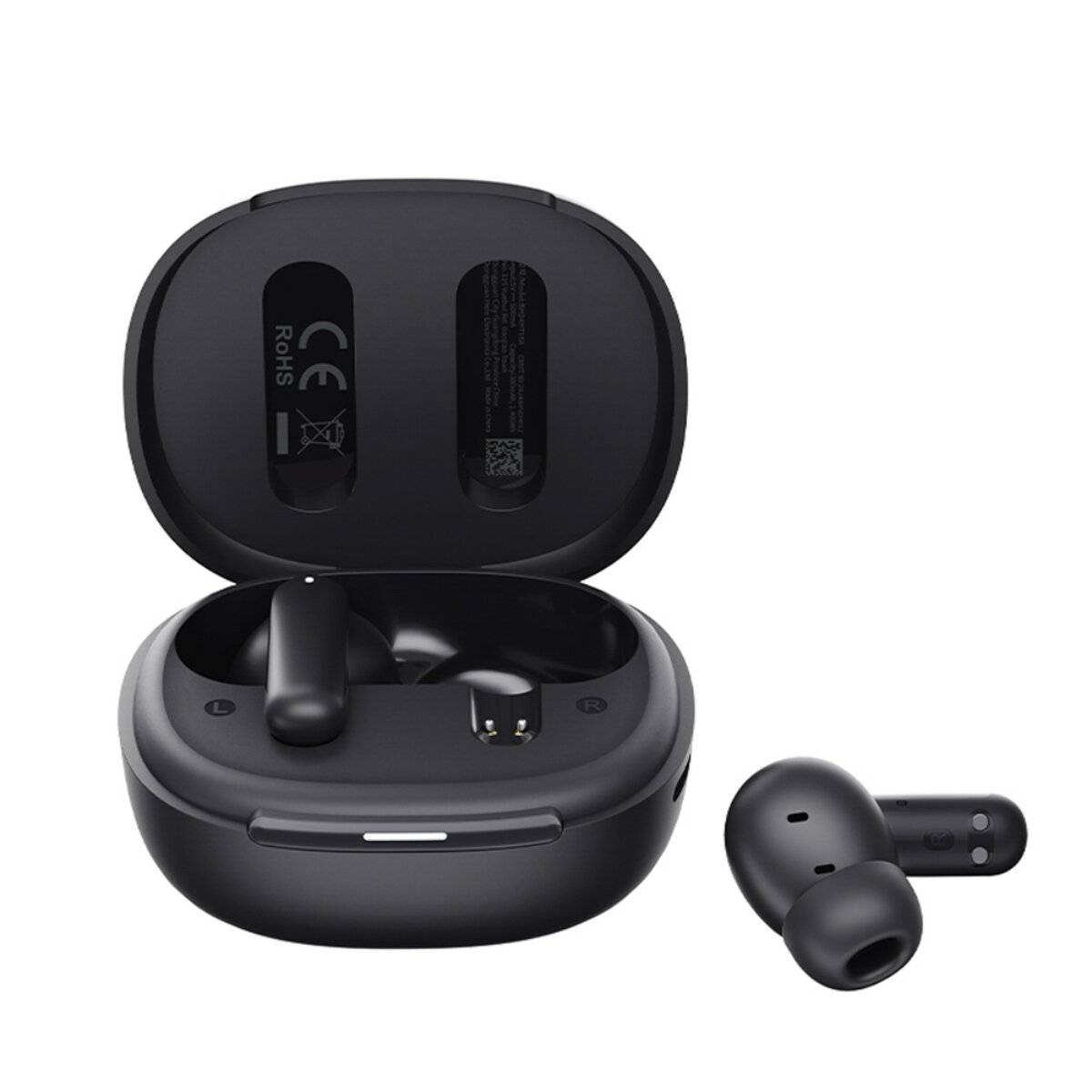 QCY MeloBuds N30 In-Ear-Kopfhörer mit ANC, Bluetooth 5.4, IPX4  Schwarz