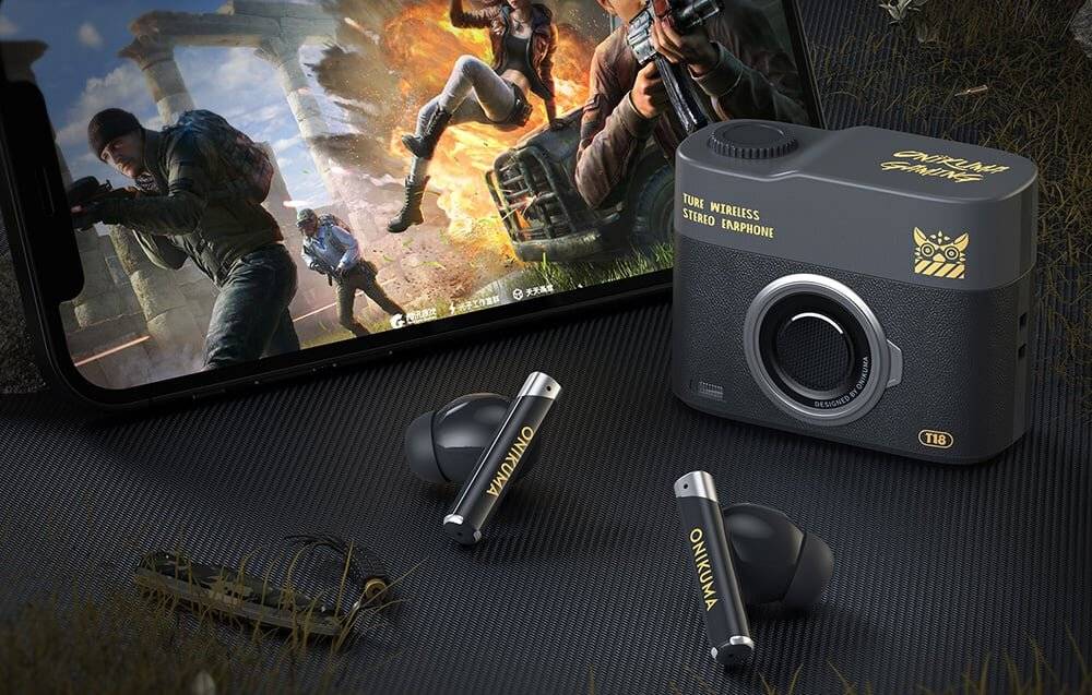 ONIKUMA T18 In-Ear-Kopfhörer (schwarz)