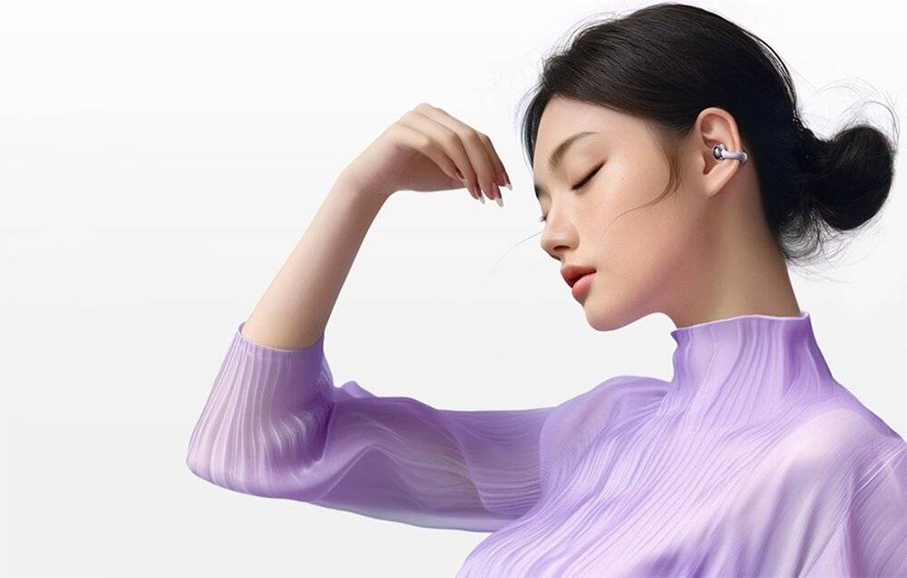 QCY Crossky Clip C30 Kopfhörer (lila)