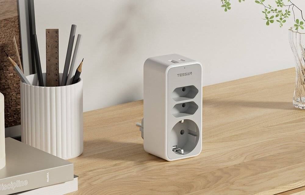 Tessan Wandsteckdose TS-330-C