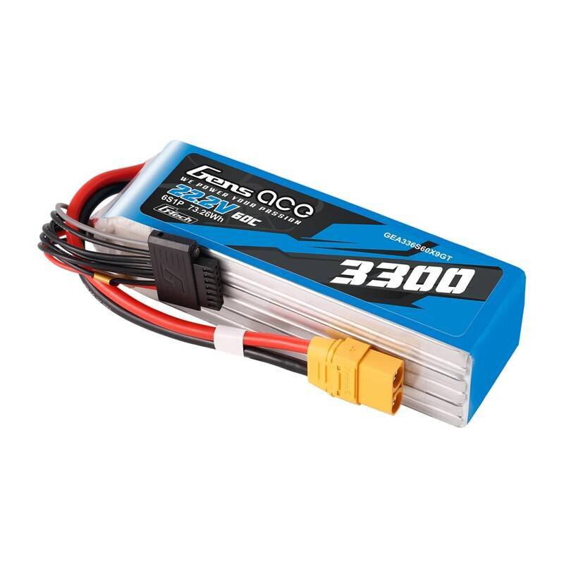 Akku Lipo Gens Ace G-Tech 3300mAh 22.2V 60C 6S1P XT90