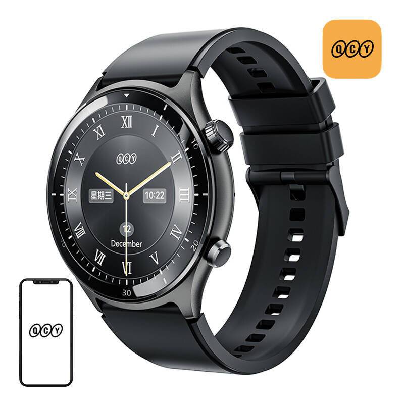 QCY S7 Smartwatch (schwarz)