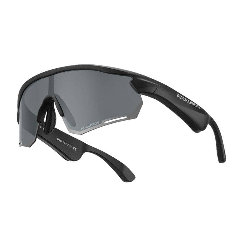 Rockbros SP251 Polarisierte Bluetooth-Sonnenbrille (dunkel)
