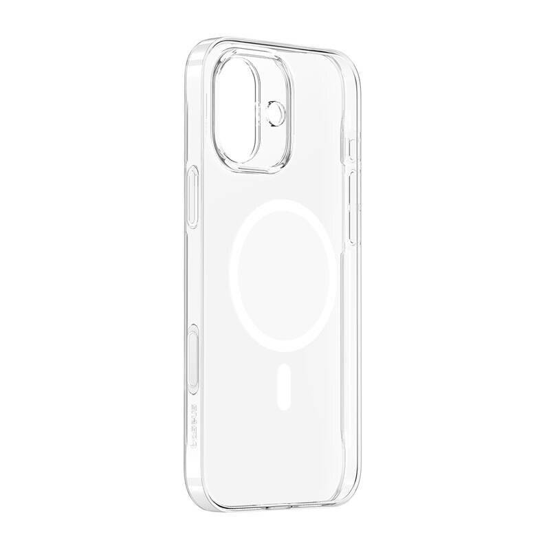 Baseus iP16 TouchButton Magnetische Telefonhülle (transparent)