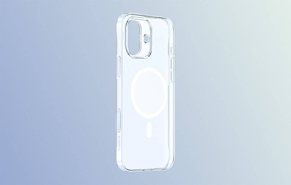 Baseus iP16 TouchButton Magnetische Telefonhülle (transparent)