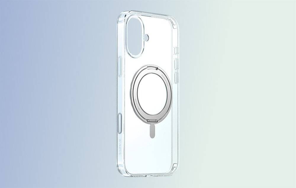 Baseus SkyRing 360° iP16 Magnetgehäuse mit Ständer (transparent)