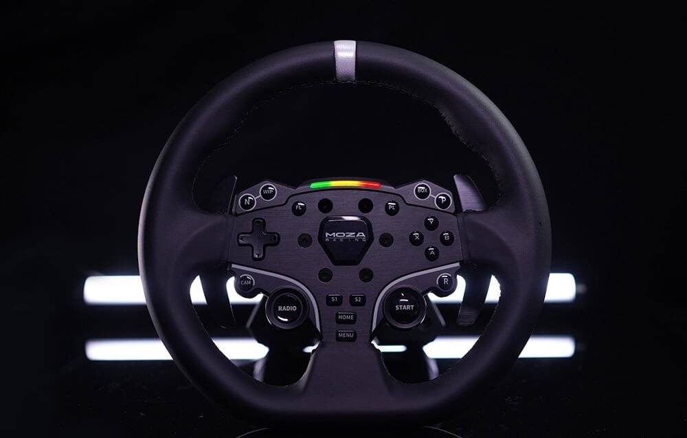 Spieleset - R5-Basis + ES-Lenkrad + SRP-Lite-Pedale + Klammern Moza Racing R5 RS20 (PC)
