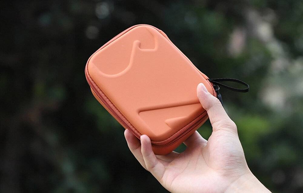 Sunnylife OA5-B893-C Tasche für ACTION 5 PRO/OSMO Action 4/3 (orange)