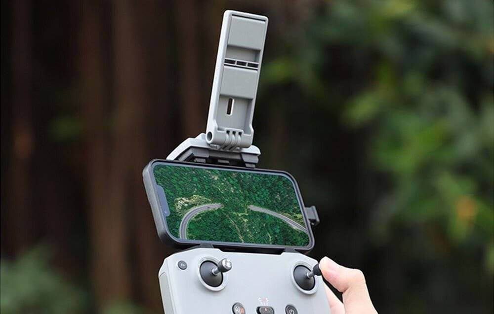 Sunnylife ZJ886-GY Klappbarer Tablet-Halter für RC-N1, RC-N2 und RC-N3 Steuergeräte (grau)