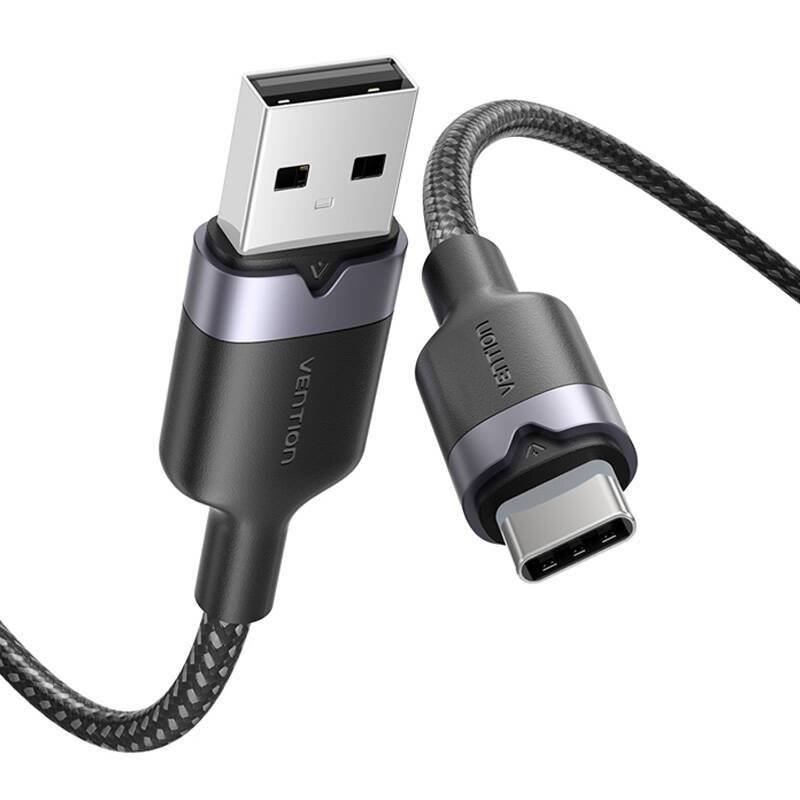 USB 2.0 A auf USB-C 3A Kabel Vention CTNBF 1 M (schwarz)