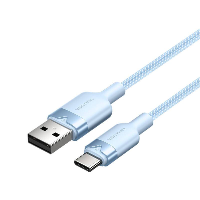 USB 2.0 A auf USB-C 3A Kabel Vention CTNLH 2M (blau)