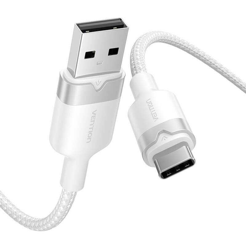 USB 2.0 A auf USB-C 3A Kabel Vention CTNWH 2M (weiß)
