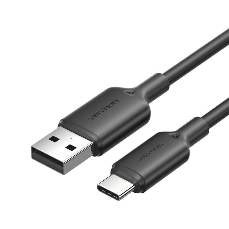 USB 2.0 A auf USB-C 3A Kabel Vention CTQBF 1M (schwarz)