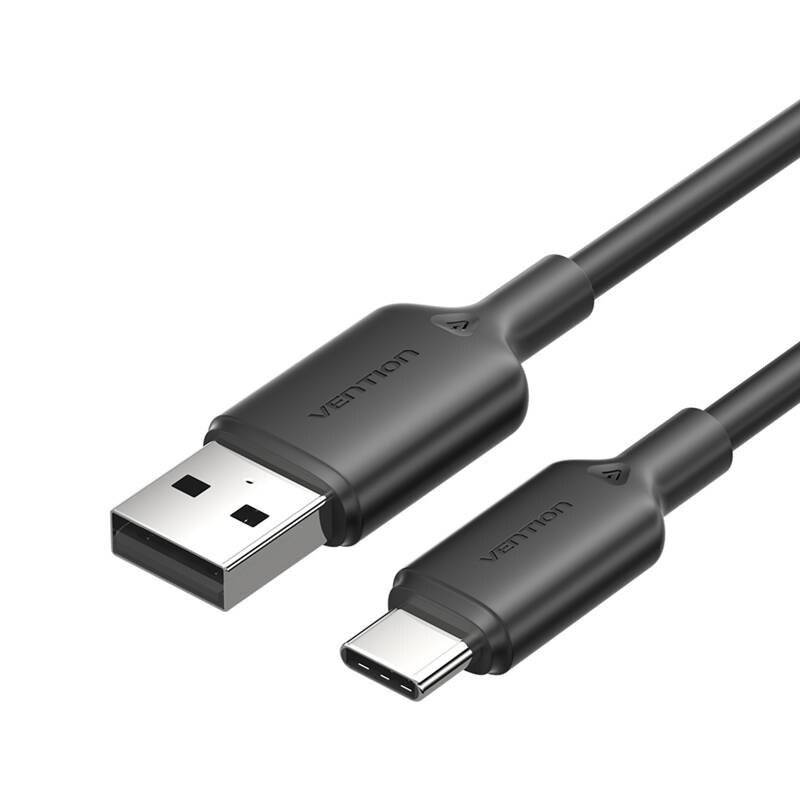USB 2.0 A auf USB-C 3A Kabel Vention CTQBH 2M (schwarz)